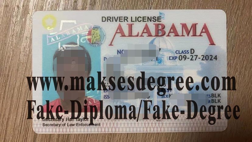 Best Fake Alabama drivers license