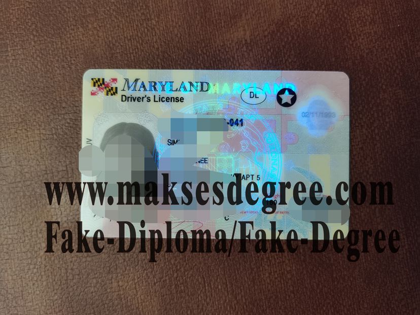 Buy fake Maryland drivers license