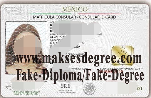 Buy fake Mexico ID card