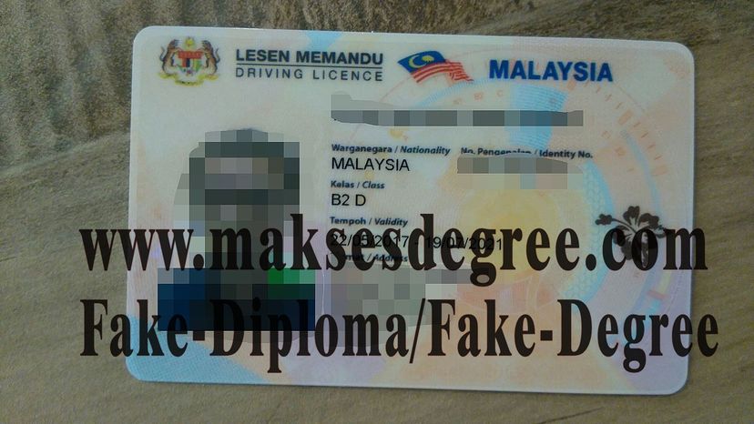 Buy fake malaysian driving license