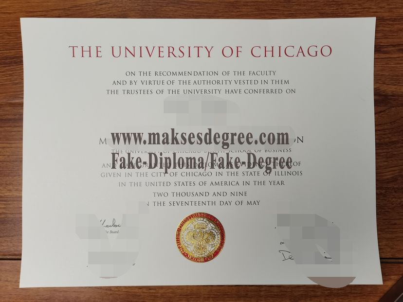 Copy Fake The University of Chicago Degree