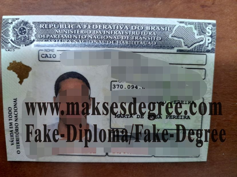 Fake Brazilian drivers license