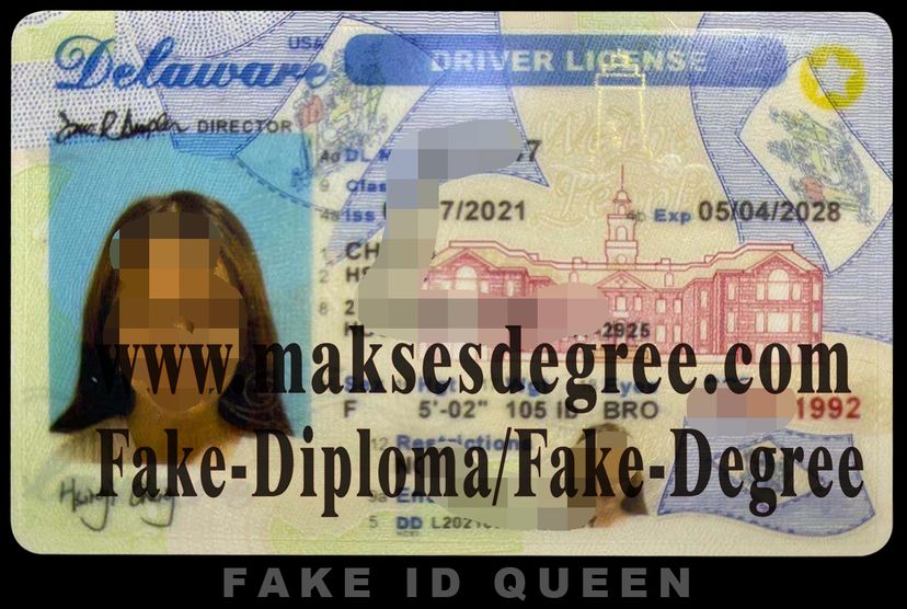 Fake Delaware Drivers License