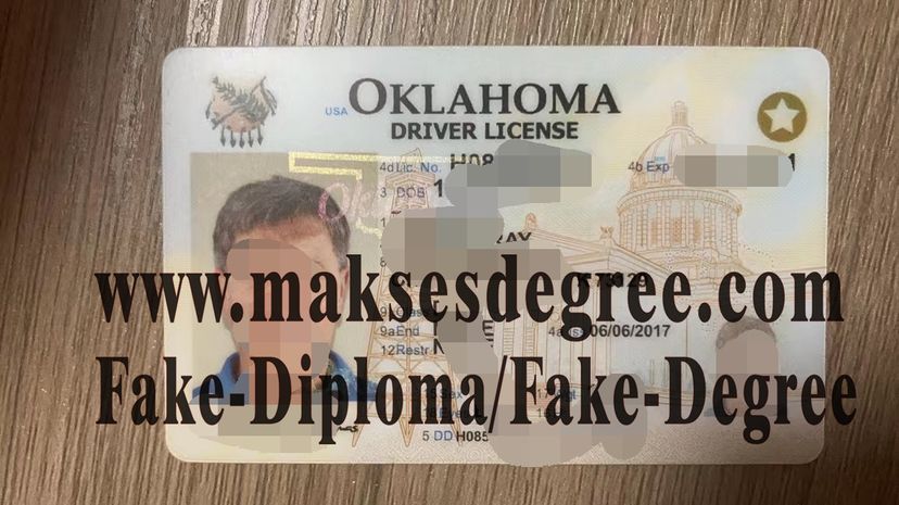 Fake Oklahoma drivers license