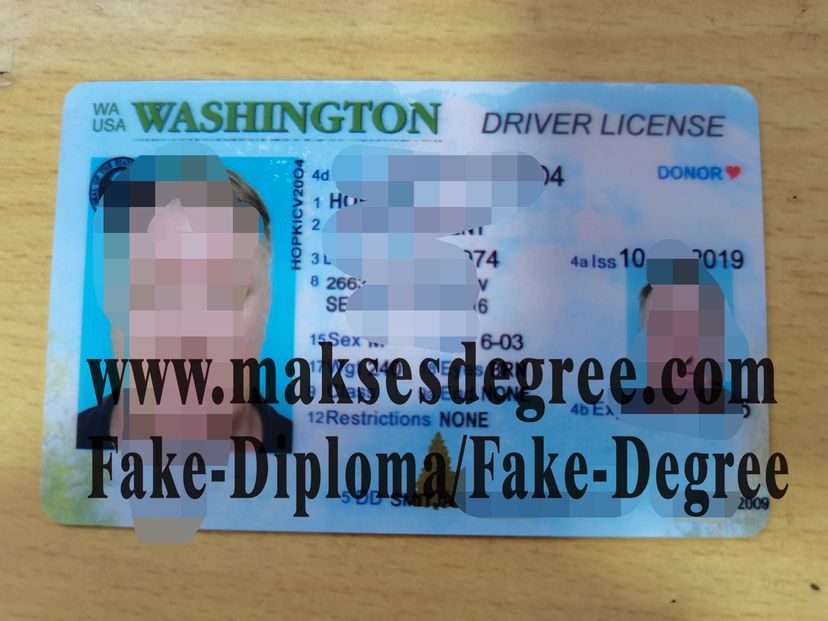 Fake washington drivers license