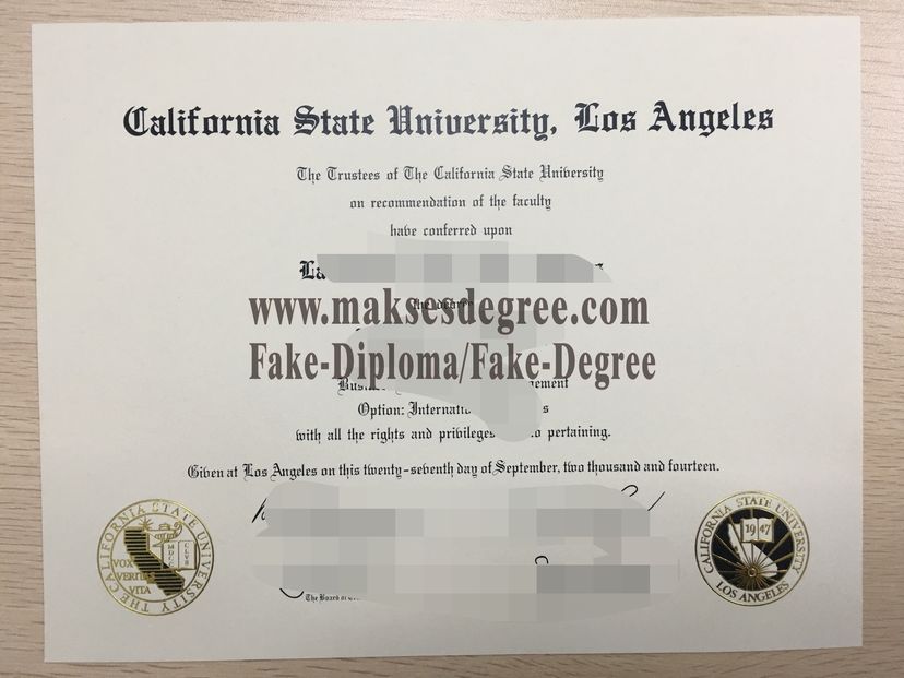 How Buy California State University, Los Angeles Diploma