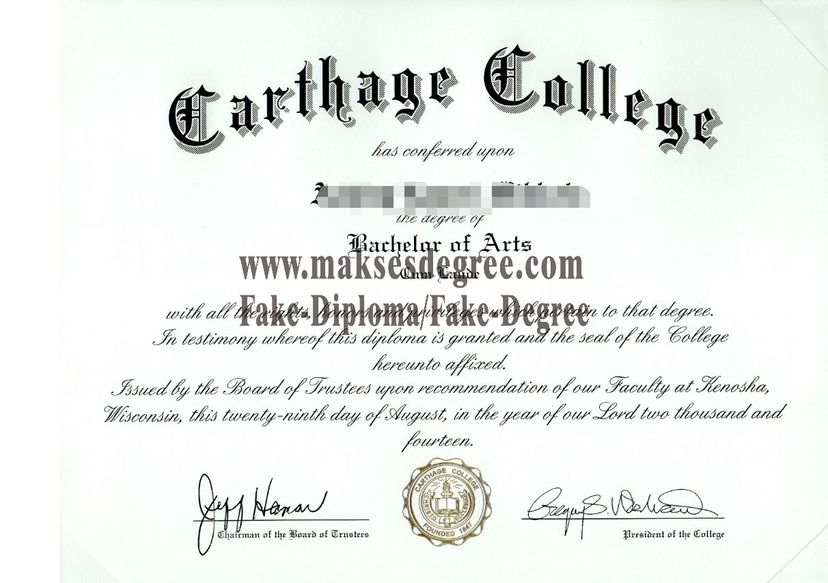 How Buy Carthage College Diploma