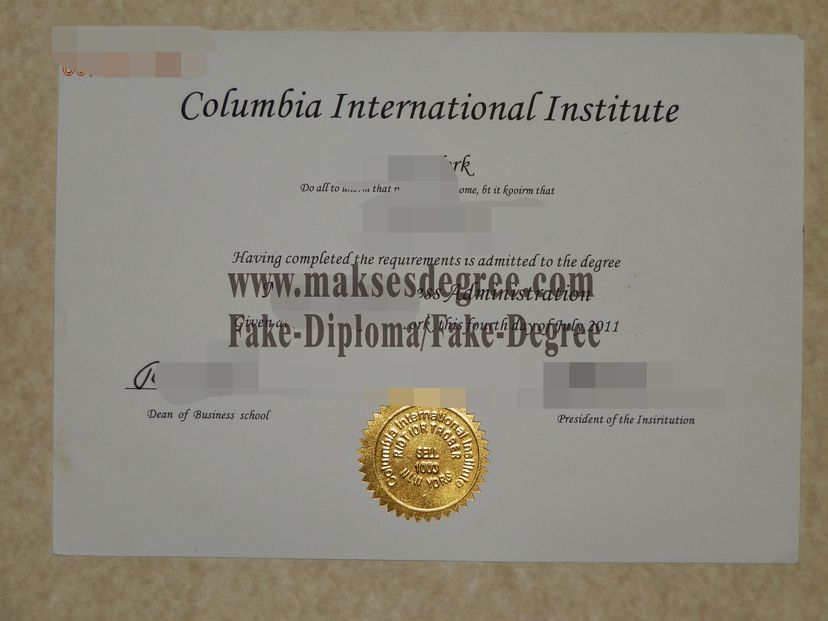 How Buy Columbia International institue Certificate