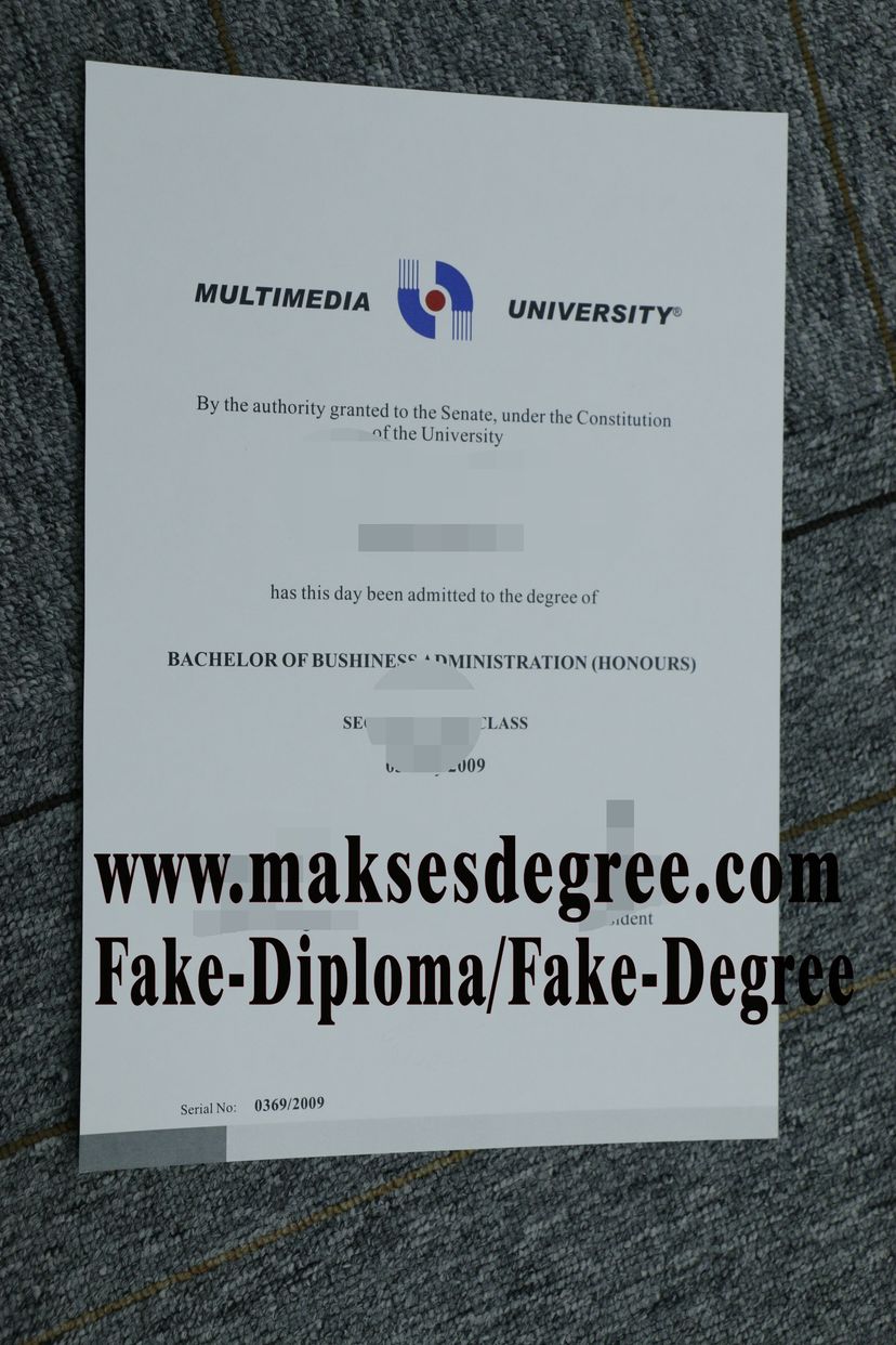 How Buy Multimedia University Certificate