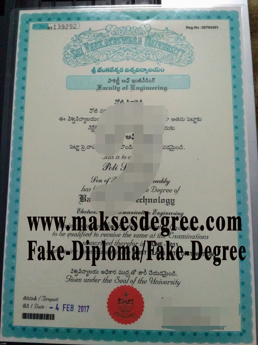 How Buy Sri Venkateswara Vedic University Degree