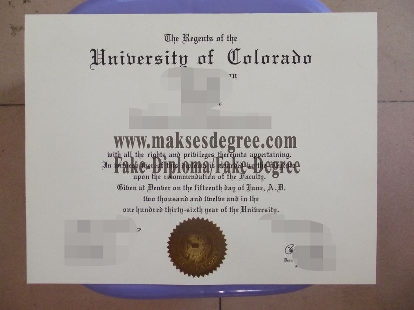 How Buy Where to order fake University of Colorado Certificate Certificate