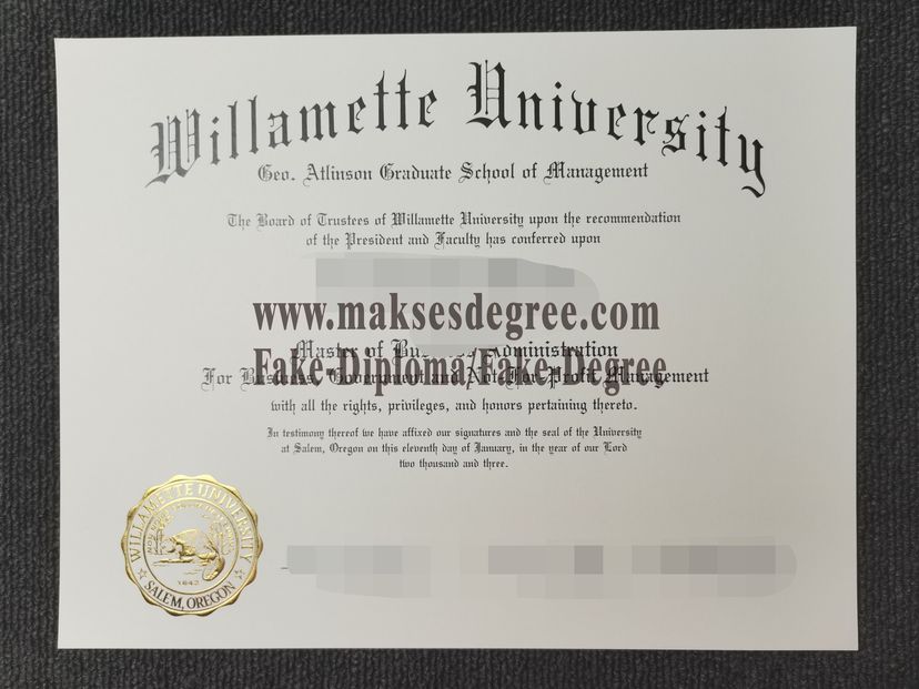 How Buy Willamette University Certificate