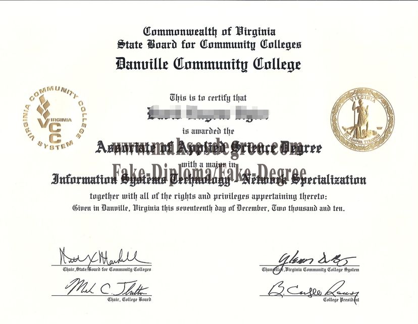 How Fast to Buy Fake Danville Community College Diploma