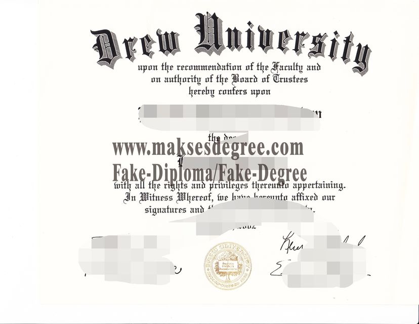 How Fast to Buy Fake Drew University Certificate