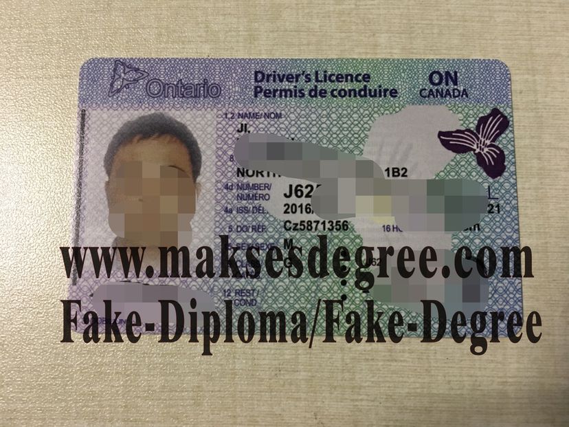 How Fast to Buy Fake Drivers license in Ontario