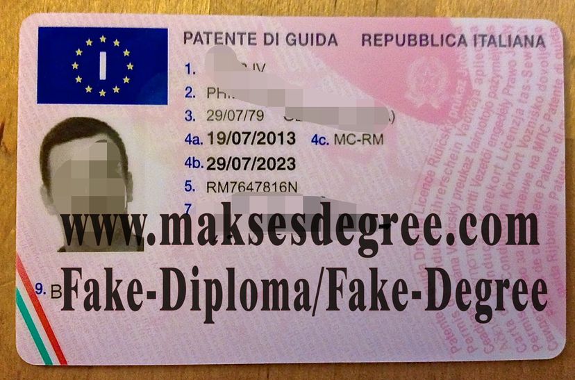 How Fast to Buy Fake Italian drivers license