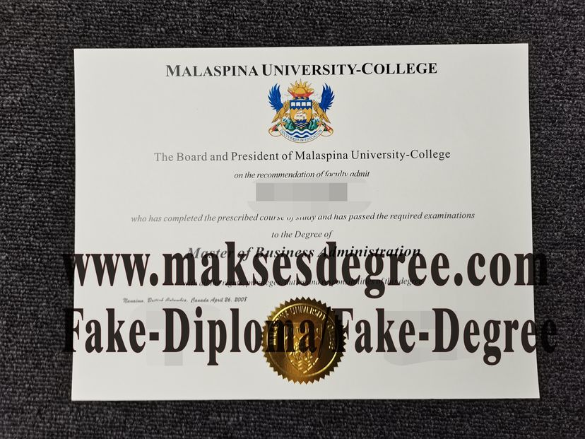 How Fast to Buy Fake Malaspina University College Certificate