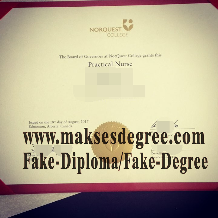 How Fast to Buy Fake NorQuest College Diploma