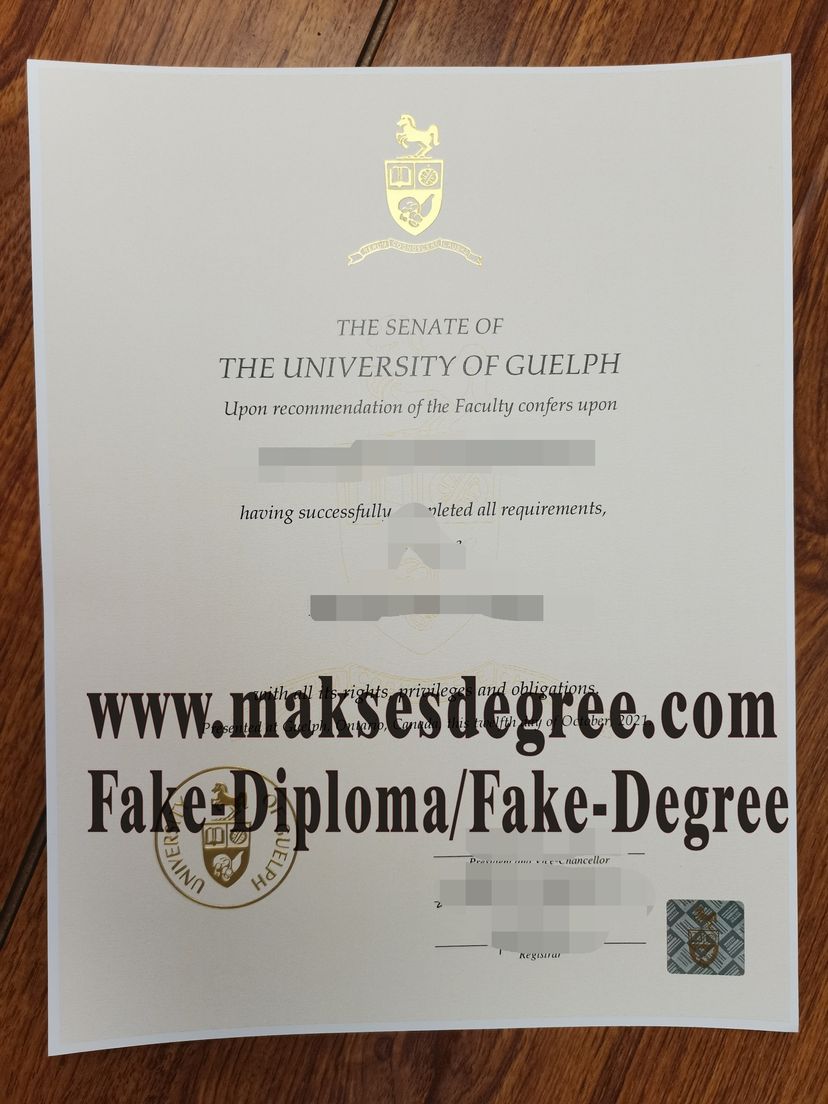 How Fast to Buy Fake University of Guelph Diploma