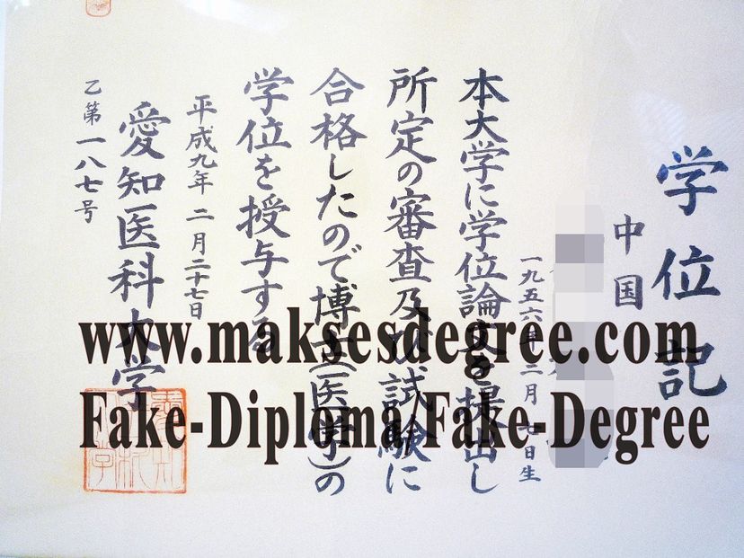 How can i purchase fake Aichi Medical University Certificate