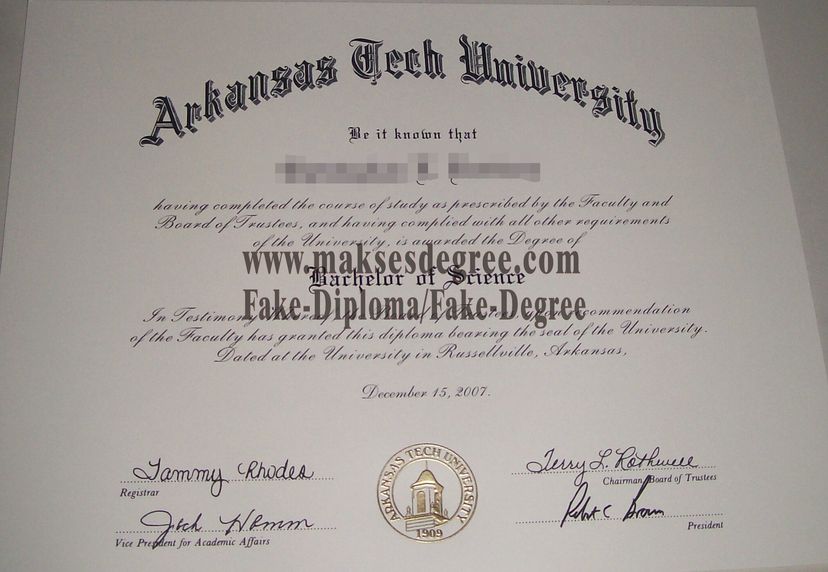 How can i purchase fake Arkansas Tech University Certificate