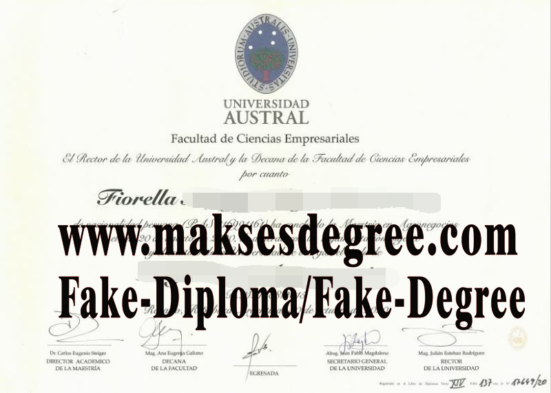 How can i purchase fake Austral University Diploma