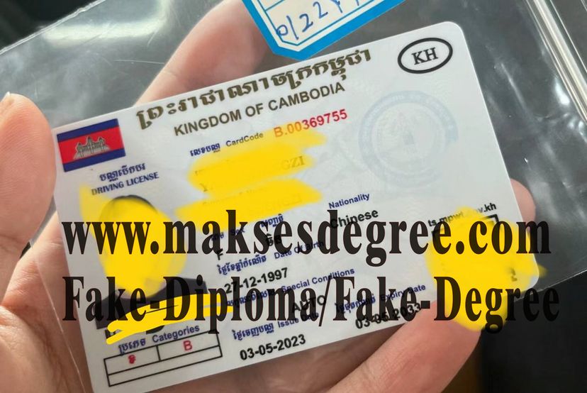 How can i purchase fake Cambodian driving license