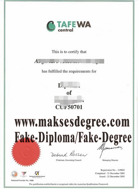 How can i purchase fake Central TAFE WA Degree