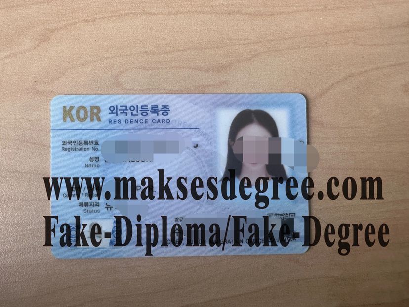 How can i purchase fake Registration of Foreigners in Korea