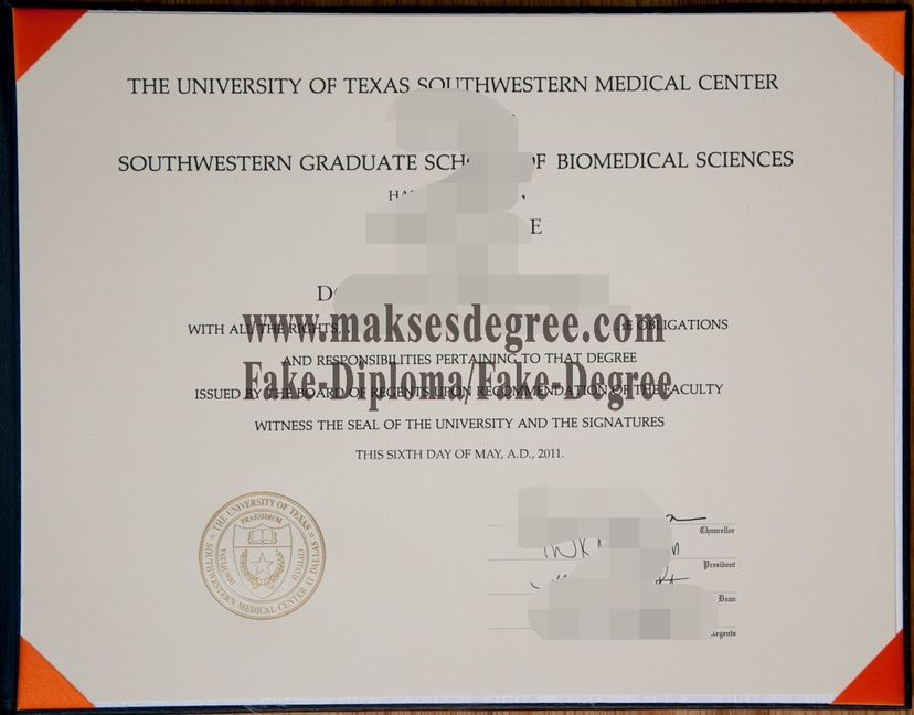 How can i purchase fake UT Southwestern Medical Center Certificate