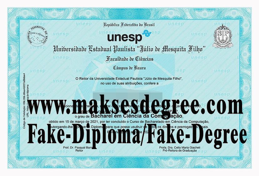 How can i purchase fake Universidade Estadual Paulista Diploma