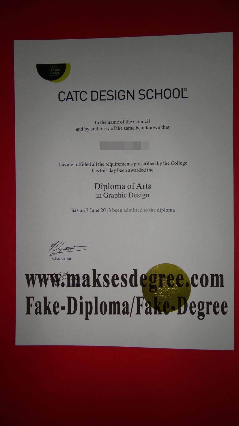 How much does to buy fake CATC Design School Diploma