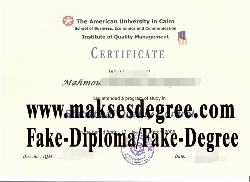 How much does to buy fake Cairo University Certificate