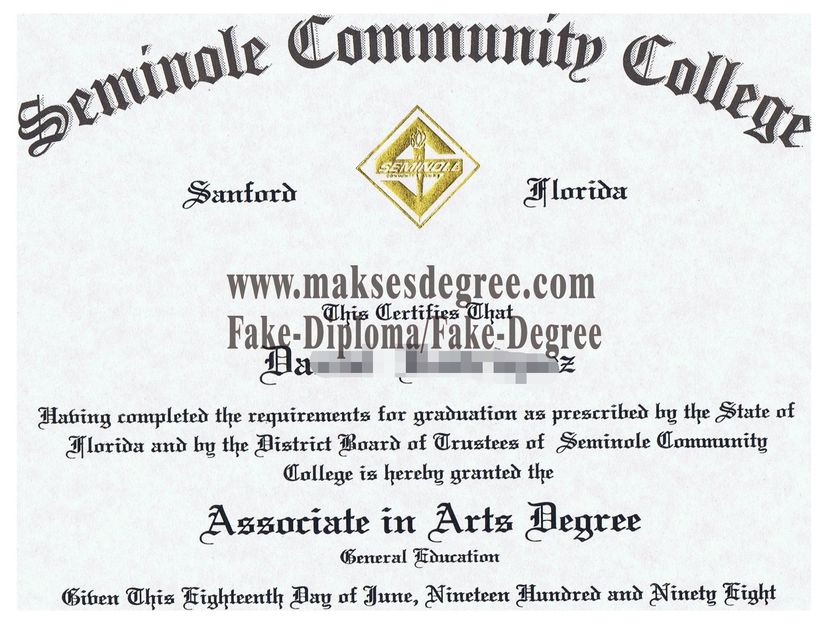 How much does to buy fake Seminole Community College Diploma