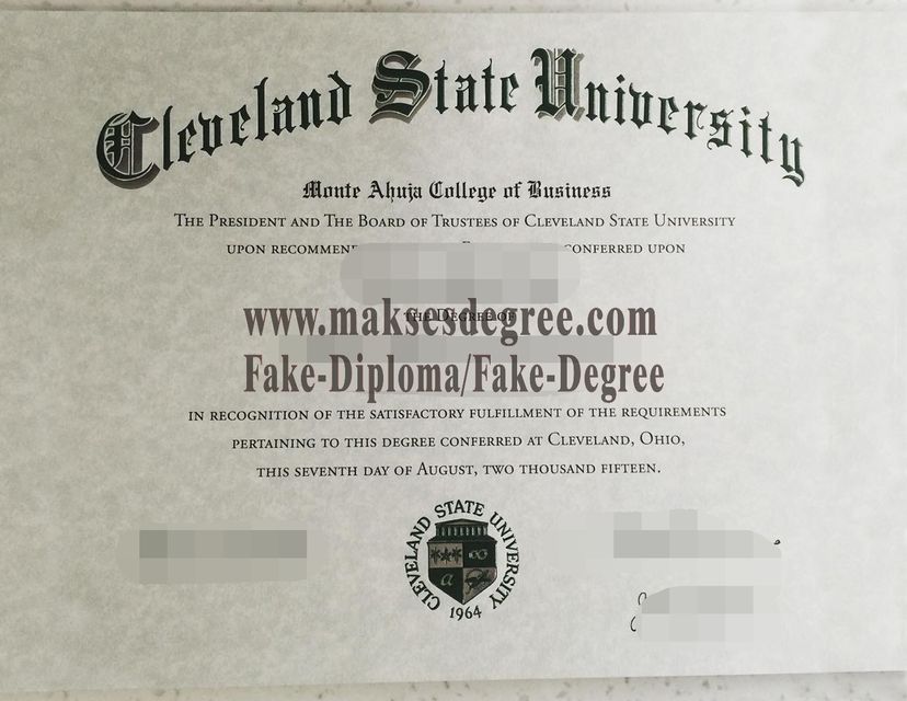 How much does to buy fake The steps to buy fake cleveland state University Degree Degree