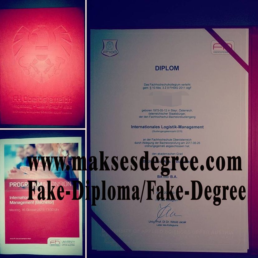 How much does to buy fake University of Applied Sciences Upper Austria Certificate