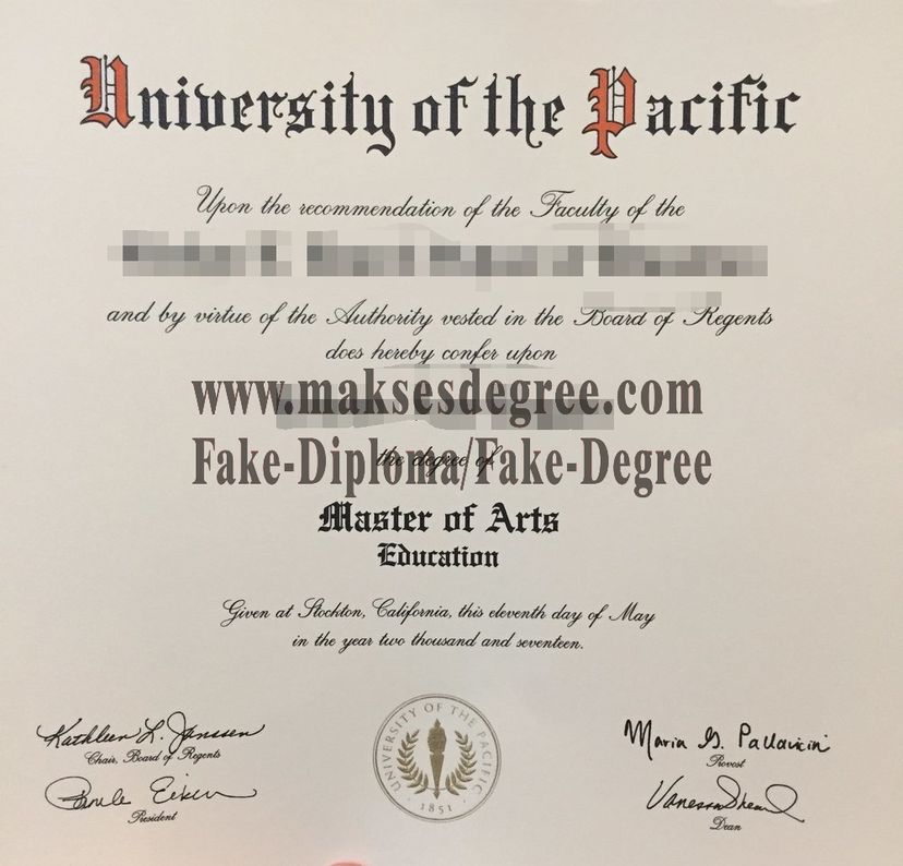 How much does to buy fake University of the Pacific Degree