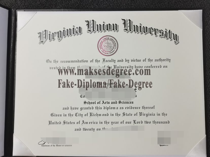 How much does to buy fake Virginia Union University Certificate