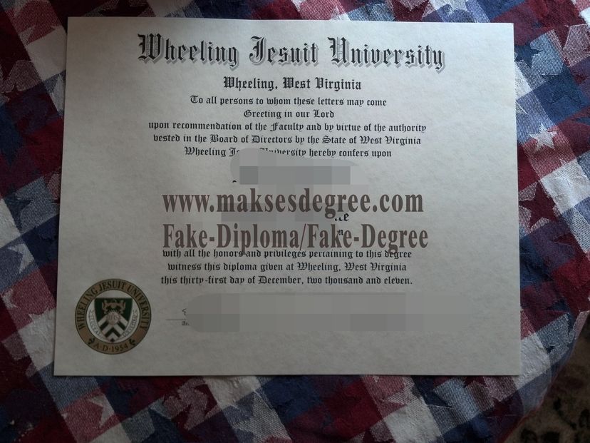 How much does to buy fake Wheeling Jesuit University Certificate