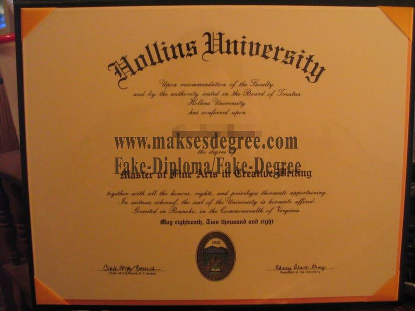 How much does to buy fake Where to purchase fake Hollins University Degree Certificate