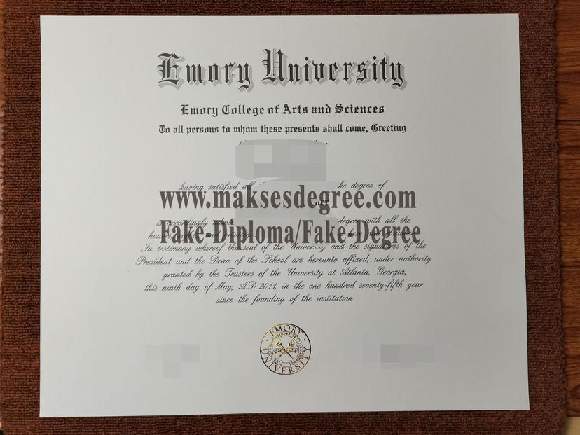 How to buy a fake Emory University Degree