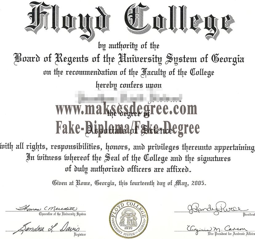 How to buy a fake Floyd College Certificate