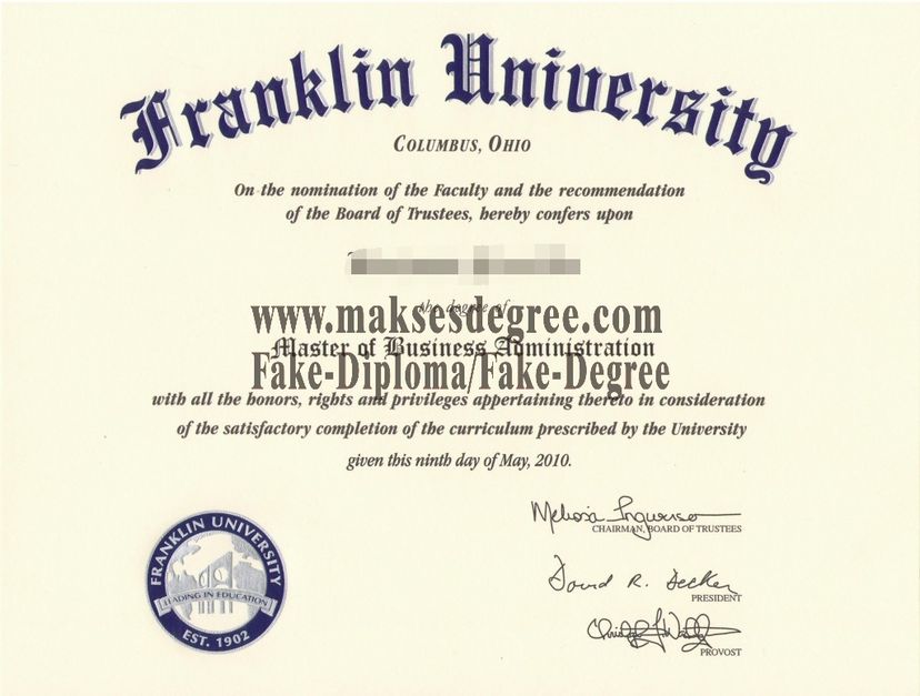 How to buy a fake Franklin University Diploma