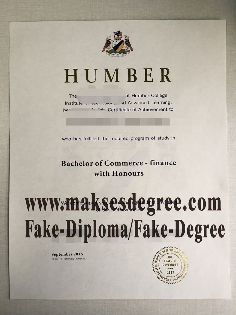 How to buy a fake Humber College Degree