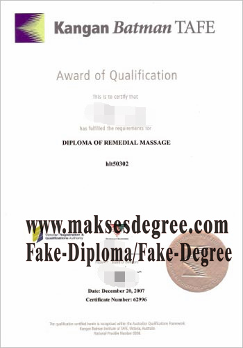 How to buy a fake Kangan Batman TAFE Certificate