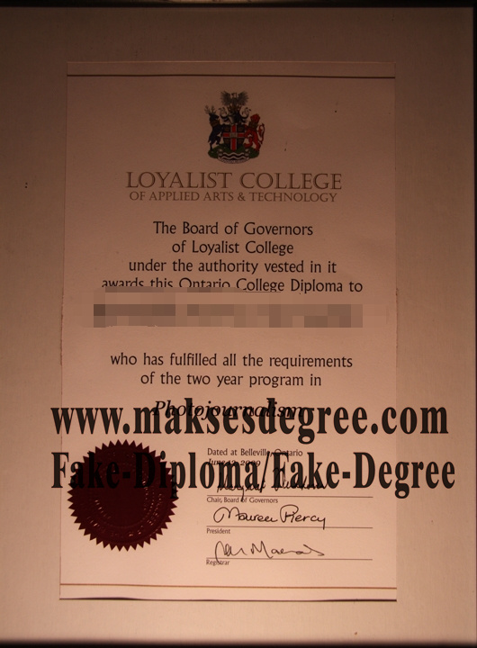 How to buy a fake Loyalist College of Applied Arts and Technology Certificate