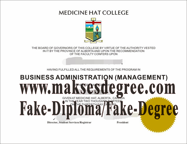 How to buy a fake Medicine Hat College Diploma