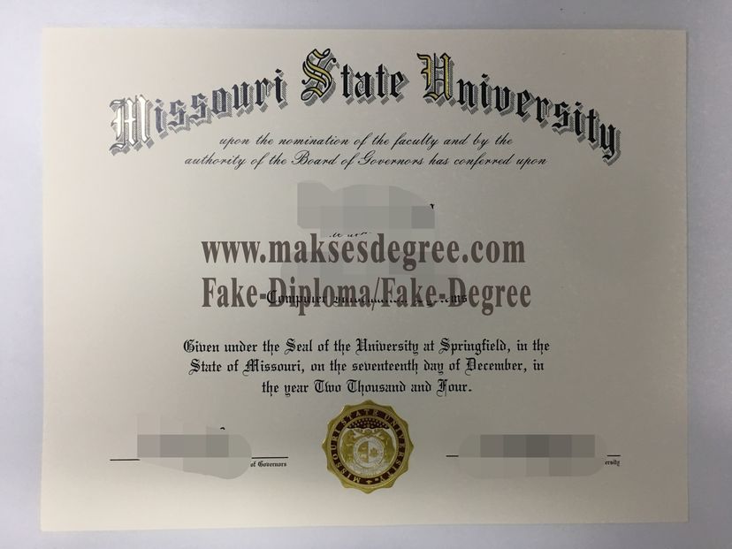 How to buy a fake Missouri State University Diploma