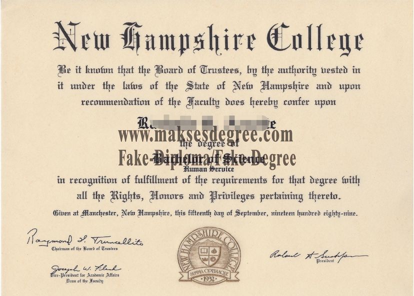 How to buy a fake New Hampshire College Degree