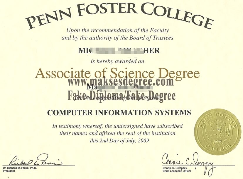 How to buy a fake Penn Foster College Degree